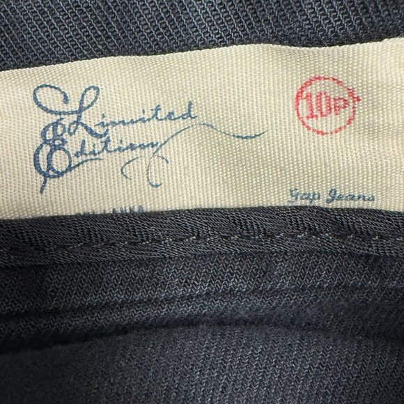 Women's GAP |‎ Limited Edition Black Flare Jeans- Size 10P - Picture 8 of 10